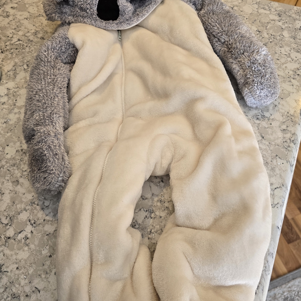 Koalababy 18-24 Months Soft White Baby Outfit/Snowsuit